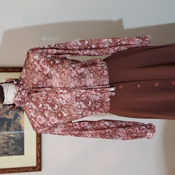 RARE! perfect condition 1970's dress and vest - Picture 6 of 12